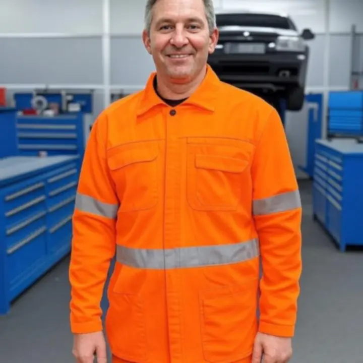 Założyciel w warsztacie